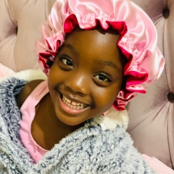 Kids Satin Bonnet Sleeping Cap 